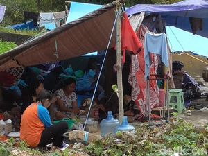 Cerita Korban Gempa Majene, Berhari-hari Kehujanan di Pengungsian