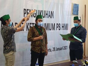Momen Pengukuhan Pejabat Ketum PB HMI