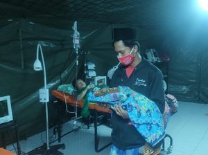 Begini Cerita 1 Jam Operasi Persalinan di RS Darurat TNI AD Mamuju