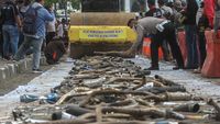 2.000 Knalpot Racing di Medan Dimusnahkan Polisi