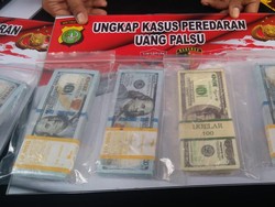 Polisi Gagalkan Peredaran Uang Palsu Rp 1,6 Miliar, Ada Pecahan Dolar