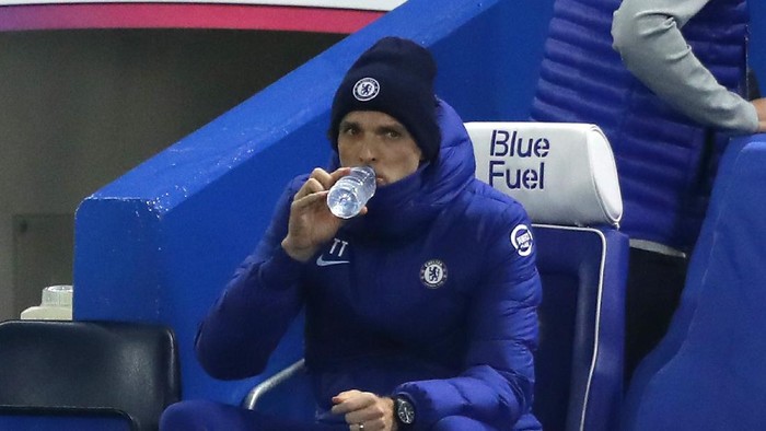 LONDON, ENGLAND - JANUARY 27: Thomas Tuchel, Manager of Chelsea during the Premier League match between Chelsea and Wolverhampton Wanderers at Stamford Bridge on January 27, 2021 in London, England. Sporting stadiums around the UK remain under strict restrictions due to the Coronavirus Pandemic as Government social distancing laws prohibit fans inside venues resulting in games being played behind closed doors. (Photo by Richard Heathcote/Getty Images)