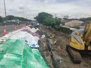 Perbaikan Tol Surabaya-Gempol Longsor Dikebut, Kapan Rampungnya?