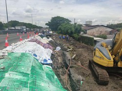 Perbaikan Tol Surabaya-Gempol Longsor Dikebut, Kapan Rampungnya?