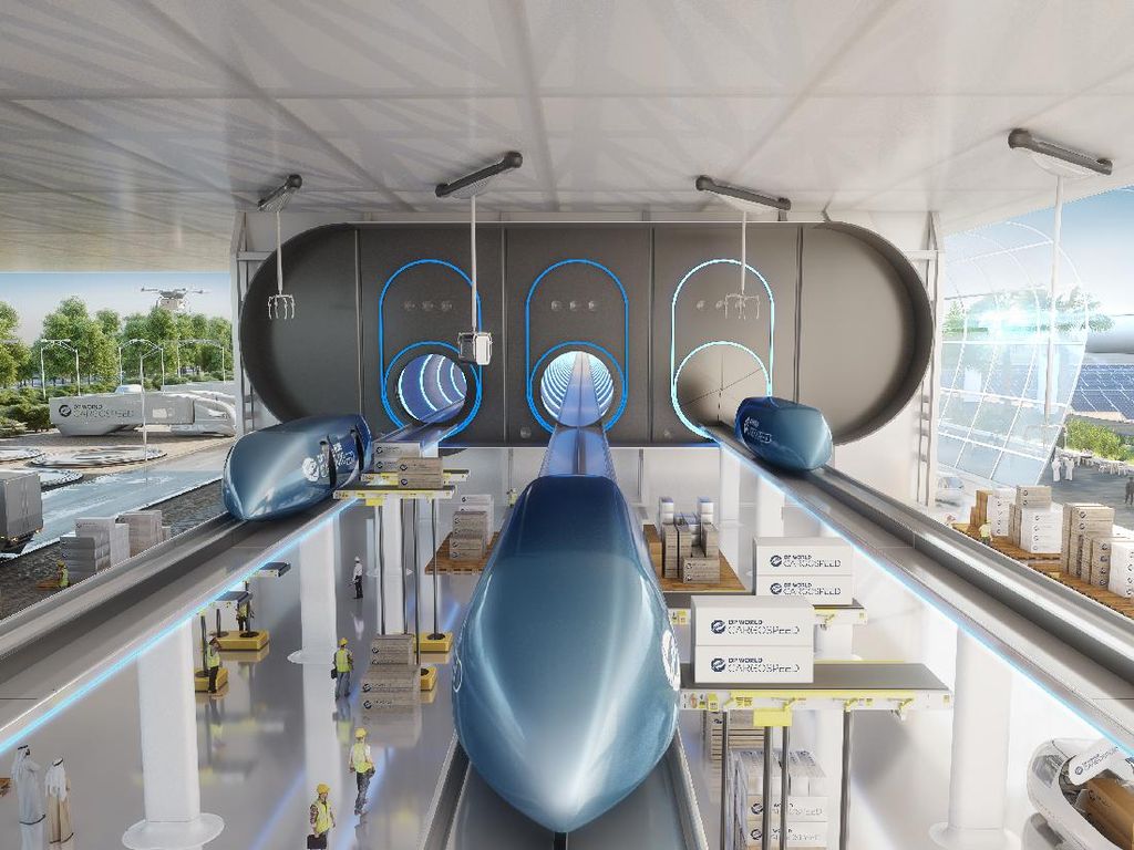 Virgin Hyperloop, Secepat Pesawat Udara, Senyaman Mobil Virgin Hyperloop, Secepat Pesawat Udara, Senyaman Mobil