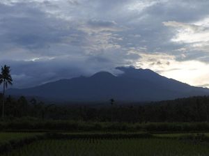 Melihat Aktivitas Gunung Raung Pagi Ini
