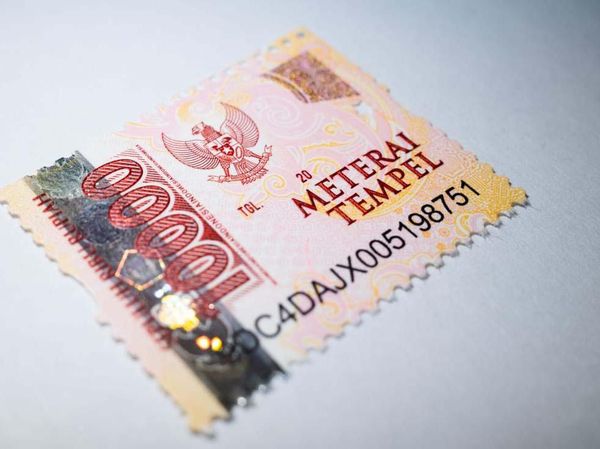 Begini Lho... Tampilan Meterai Rp 10.000