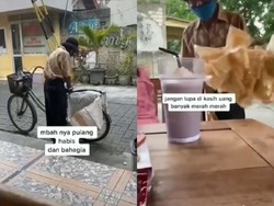 Berjiwa Sosial Tinggi, Bocah 3 Tahun Borong Kerupuk untuk Dibagi-bagi