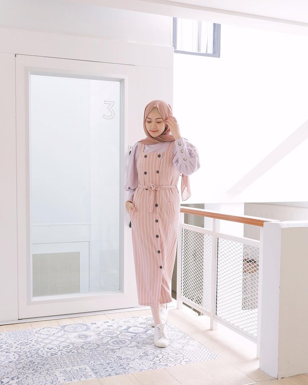 Gaya hijab pastel