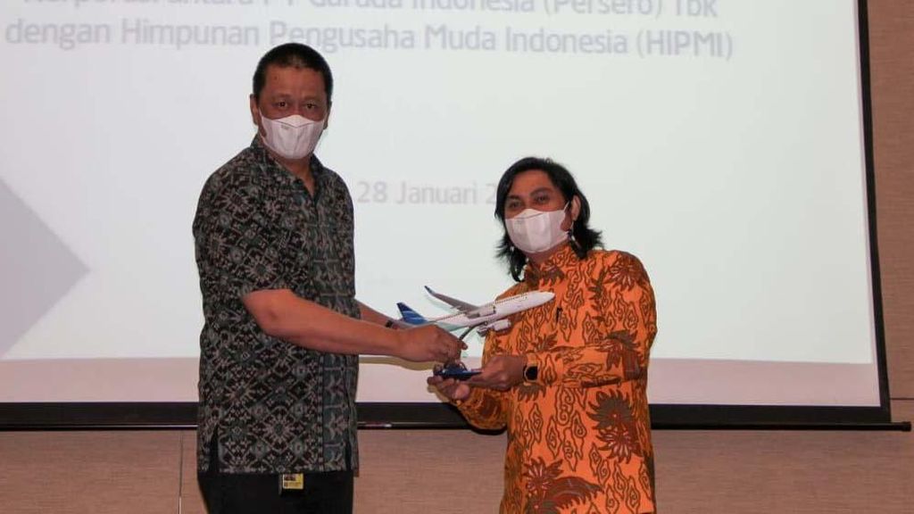 Garuda Indonesia Layani Penerbangan Anggota HIPMI