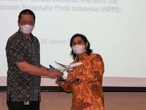 Garuda Indonesia Layani Penerbangan Anggota HIPMI