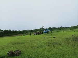Cuaca Buruk, Helikopter BPBD Sulsel Mendarat Darurat di Jeneponto