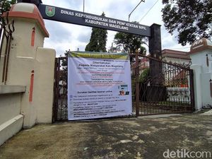 2 Karyawan Kena Corona, Kantor Disdukcapil Kabupaten Magelang Ditutup