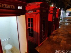 Unik! Boks Telepon Khas London Disulap Jadi Toilet Umum di Majalengka