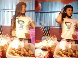 Penjual Kopi Keliling dan Angkringan Ini Cantiknya Bikin Kepincut