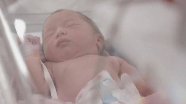 Baby Chloe saat baru lahir