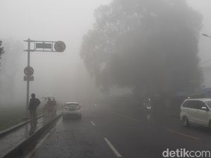 Waspada, Kawasan Puncak Bogor Gerimis dan Berkabut