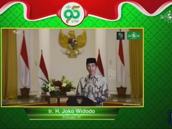 Harlah NU Ke-95, Jokowi Harap Peran Kiai-Santri Bangun Indonesia