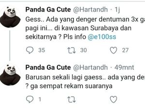 Suara Dentuman Keras Kagetkan Sebagian Warga Surabaya