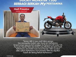 Cuma Modal Isi BBM, Pria Ini Dapat Hadiah Ducati Monster 1200 S!