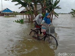 Sungai Wulan Meluap, 5 Desa di Kudus Tergenang Banjir