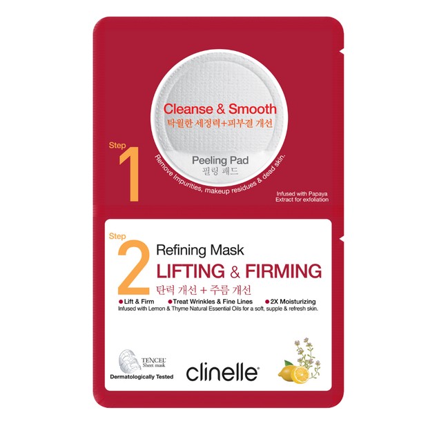 Clinelle Peeling Pad & Refining Mask Lifting and Firming/clinelle.com Clinelle Peeling Pad & Refining Mask Lifting and Firming