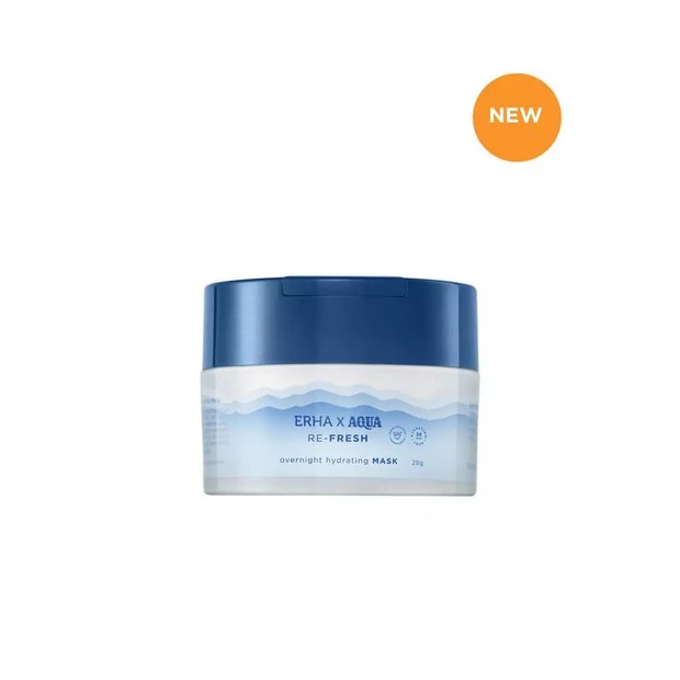 ERHA x AQUA RE-FRESH Hydrating Overnight Mask/erhastore.co.id ERHA x AQUA RE-FRESH Hydrating Overnight Mask