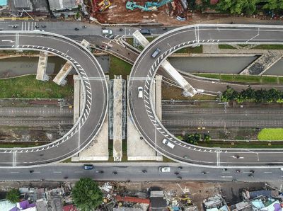 Mulai Diuji Coba, Ini Potret Flyover Tapal Kuda Ikon Baru Ibu Kota