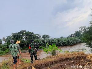 Plengsengan Sungai di Situbondo Jebol, 103 Rumah Warga Terendam Banjir Plengsengan Sungai di Situbondo Jebol, 103 Rumah Warga Terendam Banjir