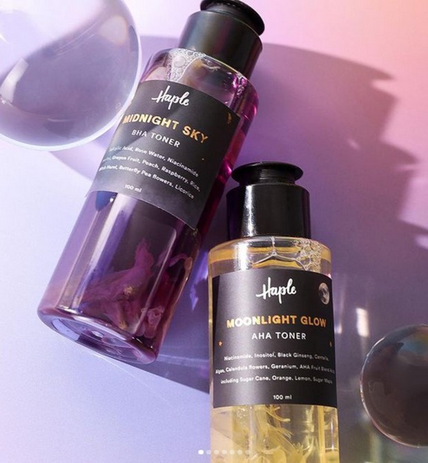 haple exfoliating toner