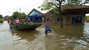 Kondisi Banjir di Kudus yang Semakin Tinggi