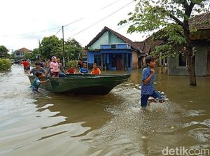 Kondisi Banjir di Kudus yang Semakin Tinggi