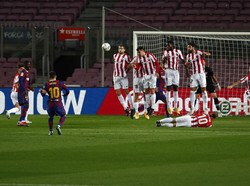 Dari Tendangan Bebas, Messi Paling Doyan Jebol Gawang Bilbao