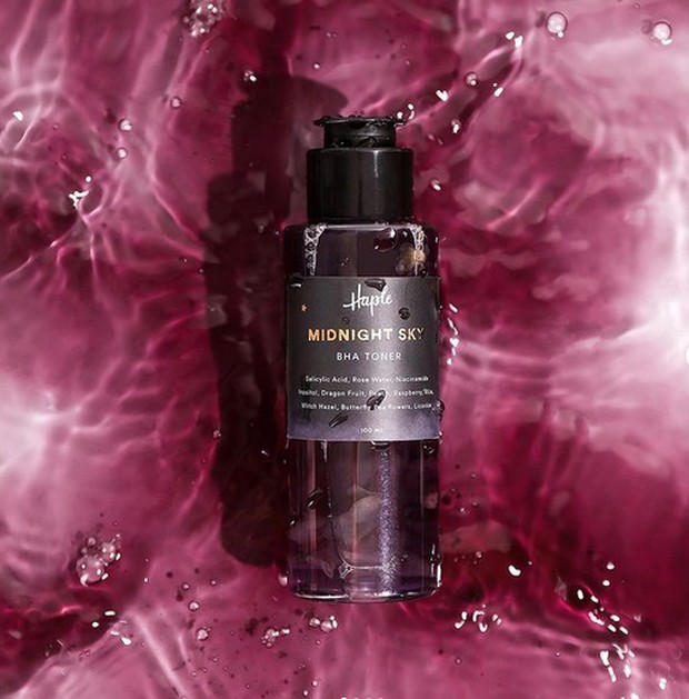 midnight sky BHA toner
