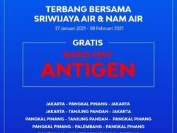 Sriwijaya Air Gratiskan Rapid Test Antigen Buat Penumpang