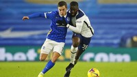 Tottenham Hotspur tampak begitu buntu untuk membongkar pertahanan Brighton. Andrew Boyers/Pool via AP.