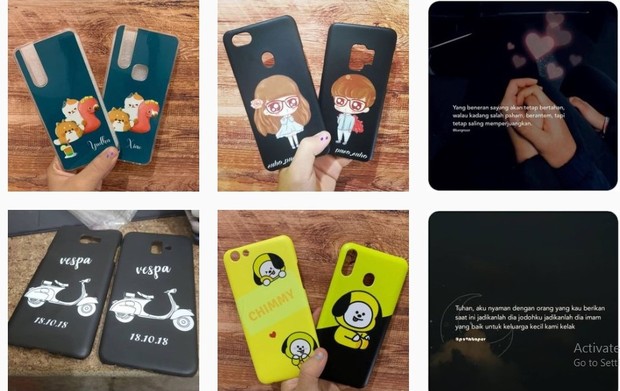 Instagram custome case couple joracasecoupleFoto:instagram/joracasecouple