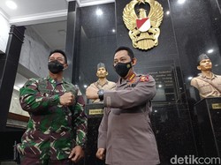 Bertemu KSAD, Kapolri Bahas Kerjasama Pendidikan Perwira