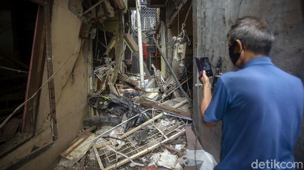 Lukai 4 Orang, Rumah Warga Turut Jadi Korban Ledakan Penjaringan