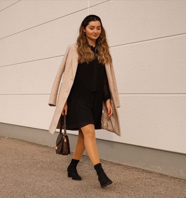 Outfit Warna Hitam Cocok untuk Kulit Kuning Langsat (instagram.com/dlra.sna)