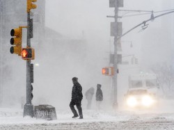Kroasia dan Slovenia Dilanda Badai Salju