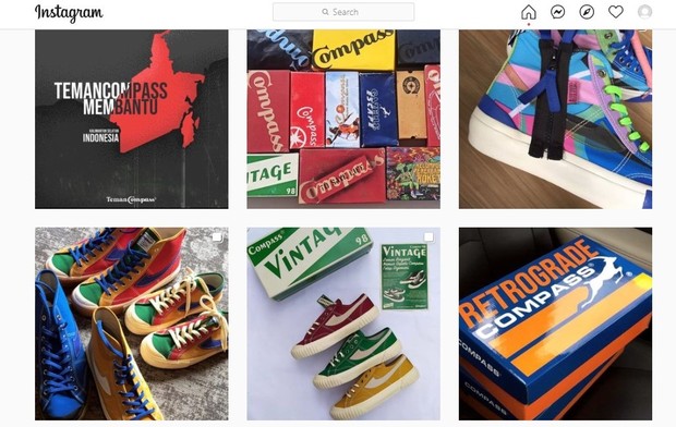 Referensi sepatu CompassFoto:instagram/pakaicompass