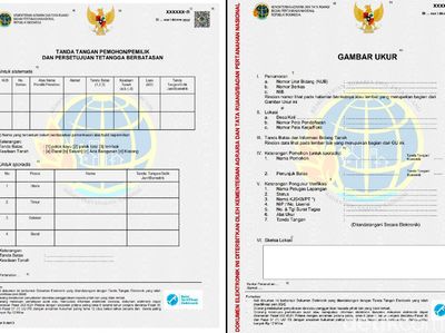 Terkini! Begini Penampakan Sertifikat Tanah Elektronik