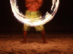 Kacong, Si Tongkat Api dari Gili Trawangan