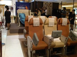 Menikmati Empuknya Kursi Singapore Airlines, Gratis!