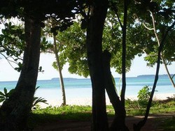 Pantai Ngurbloat di Tual Maluku Tenggara