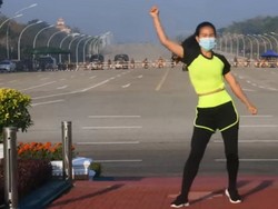Video Aerobik Saat Kudeta Viral, Wanita Myanmar Beri Penjelasan