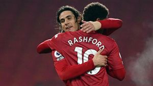 Foto Setan Merah Tampil Kesetanan! Pesta Gol 9-0 di Kandang