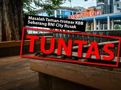 Before-After Taman-trotoar di KBB: Dulu Rusak, Kini Rapi