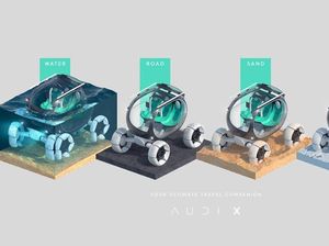 Kerennya Mobil Konsep Audi Bisa Berkendara di Dalam Air